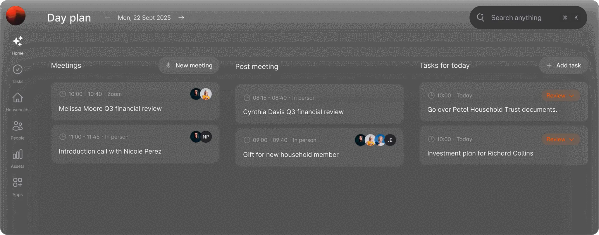 ServerHost dashboard